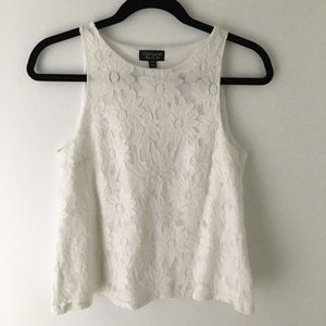 Topshop lace tank